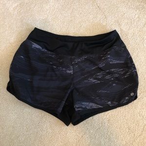 Running Shorts-Black and Gray